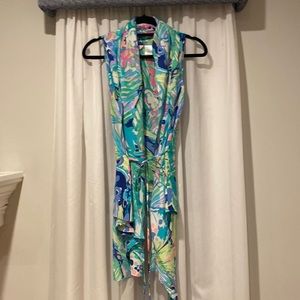 Lily Pulitzer silk vest